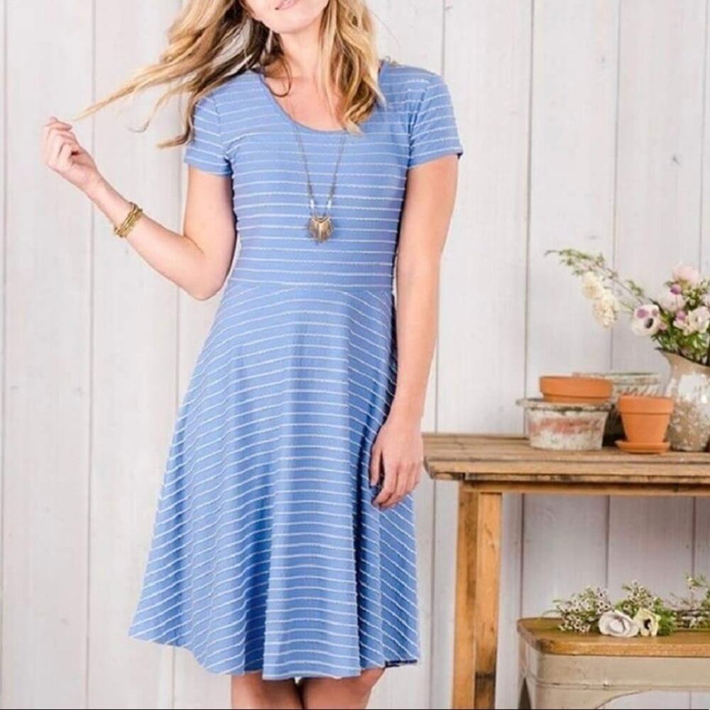 Matilda Jane Women’s Exploration Ribbed Swing Popover Dress Size XS